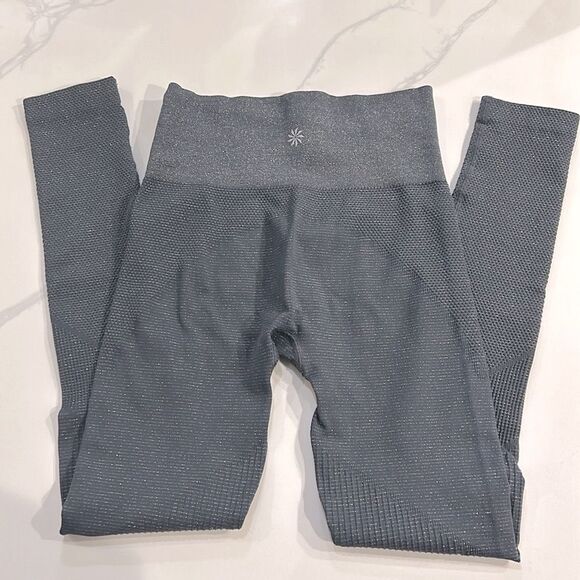 Athleta Glitter Leggings - S - EUC - Picture 4 of 8